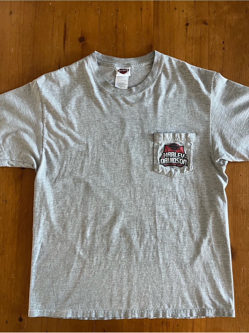 Harley-Davidson 2011 TNT Motorcycles Quincy, IL Gray Graphic T-Shirt Large